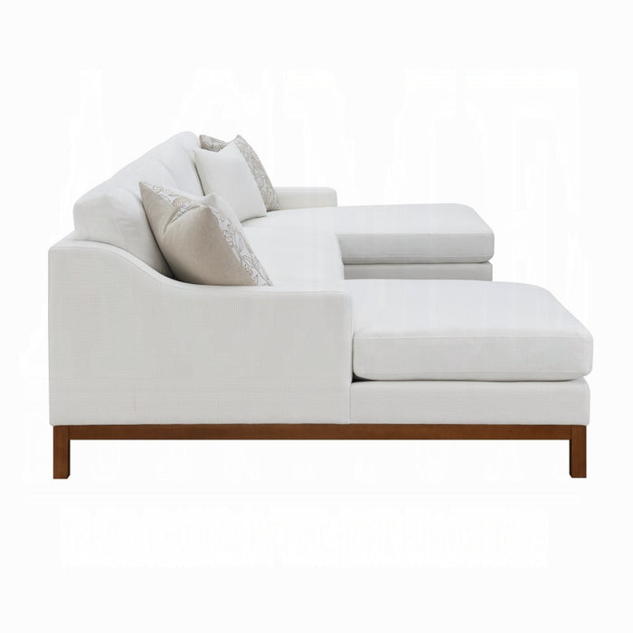 ACME Valiant Sectional Sofa W/4 Pillows - Bed & Sofa Hub
