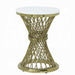ACME Fallon End Table W/Engineered Stone Top - Bed & Sofa Hub