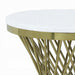 ACME Fallon End Table W/Engineered Stone Top - Bed & Sofa Hub