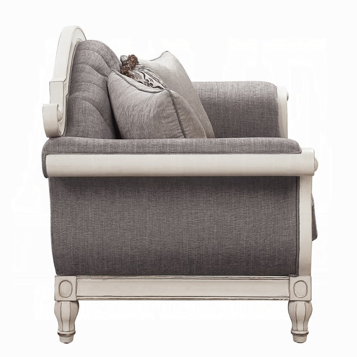 ACME Florian Loveseat W/3 Pillows - Bed & Sofa Hub