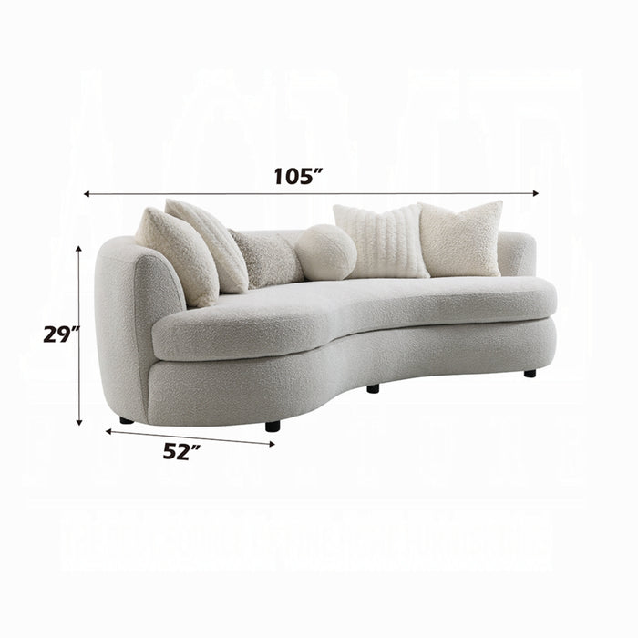 ACME Iniko Sofa W/6 Pillows - Bed & Sofa Hub