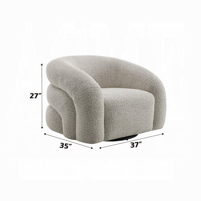 ACME Irma Chair W/Swivel - Bed & Sofa Hub