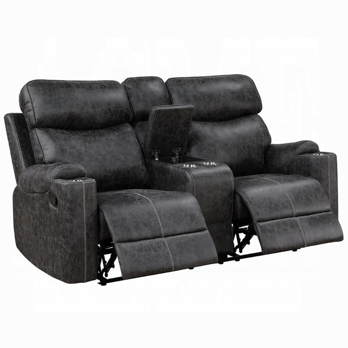 ACME Hirah Motion Loveseat w/Console & USB Port - Bed & Sofa Hub