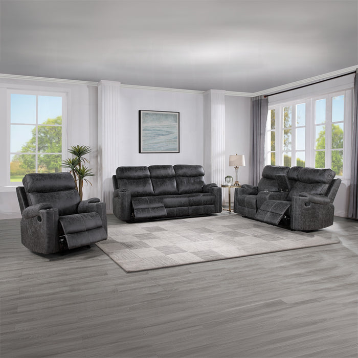 ACME Hirah Motion Loveseat w/Console & USB Port - Bed & Sofa Hub