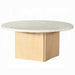 ACME Qwin Coffee Table W/Marble Top - Bed & Sofa Hub