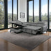 ACME Wrenley Sectional Sofa W/Sleeper & Storage - Bed & Sofa Hub