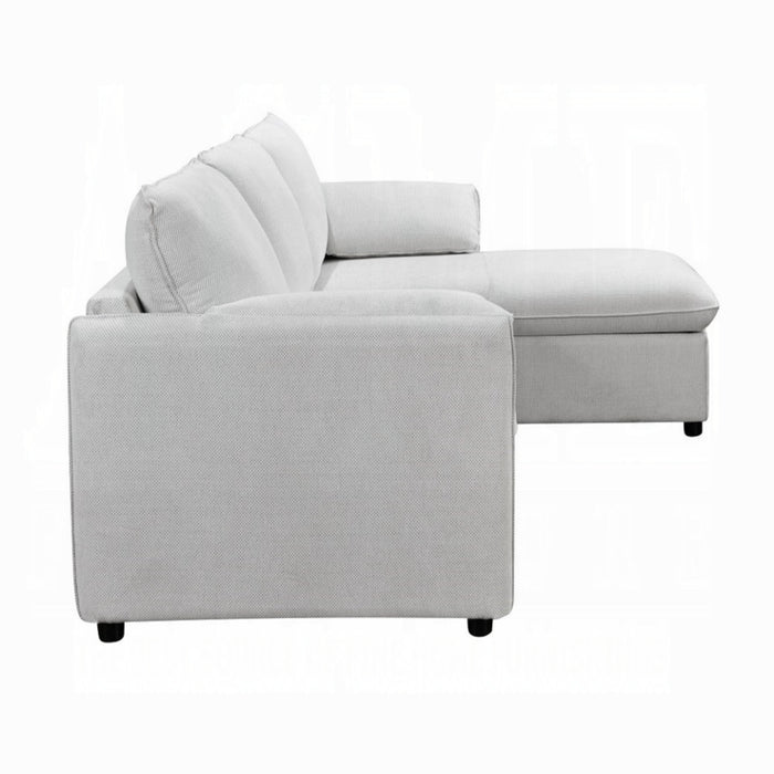 ACME Yaroslav Reversible Sectional Sofa W/Sleeper & Storage - Bed & Sofa Hub