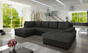 Maxima House Sectional NELLY MAXI Full size Sleeper with storage WN0049 - Bed & Sofa Hub