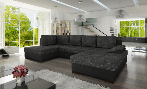 Maxima House Sectional NELLY MAXI Full size Sleeper with storage WN0049 - Bed & Sofa Hub