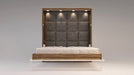 Maxima House Murphy bed INVENTO, European King size with LED and mattress included IN-22W - Bed & Sofa Hub