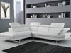 Whiteline Modern Living Pandora Sectional SL1351L-DGRY - Bed & Sofa Hub