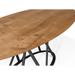 Maxima House Veneer Oak Dining Table Alissa for Up to 8 People - Bed & Sofa Hub