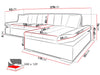 Maxima House FELIX Sectional Sleeper Sofa MIR038 - Bed & Sofa Hub