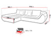 Maxima House Sectional Sleeper Sofa INGRID with storage MIR006 - Bed & Sofa Hub