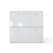 Maxima House OTIS Murphy Bunk Bed European TWIN size with mattresses OTIS-W - Bed & Sofa Hub